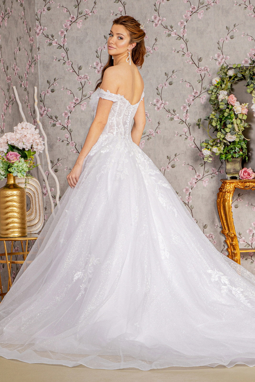 Long Bridal Gown A Line Wedding Dress