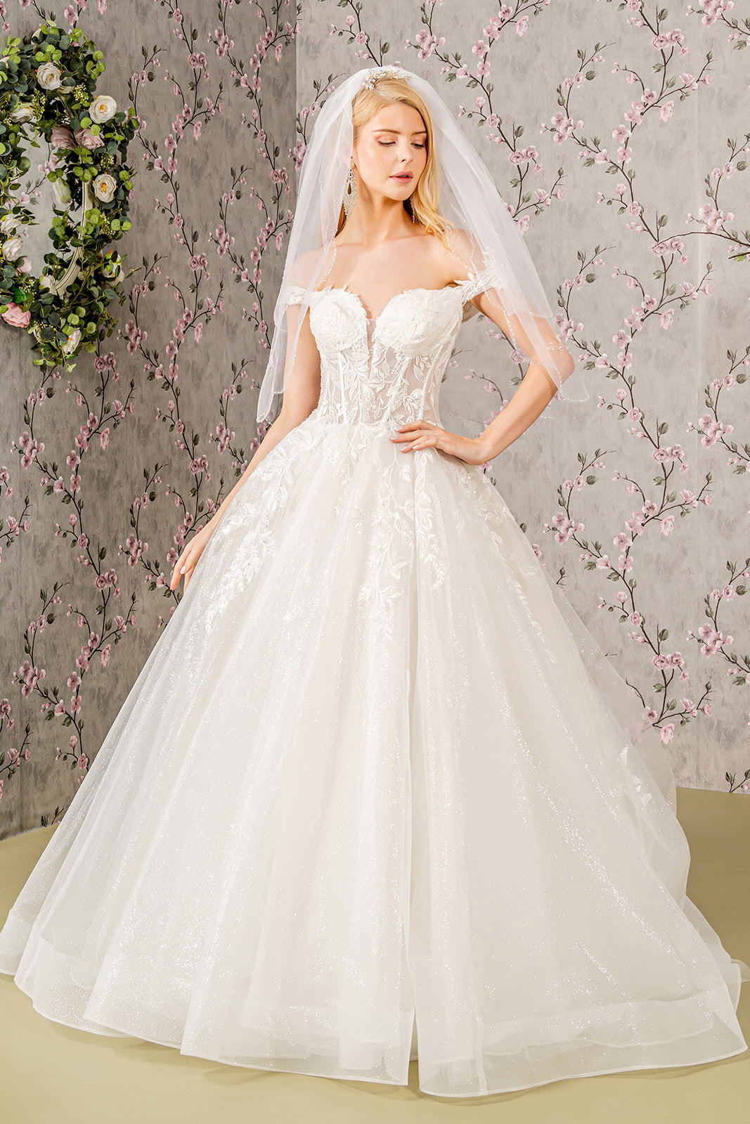 Long Bridal Gown A Line Wedding Dress