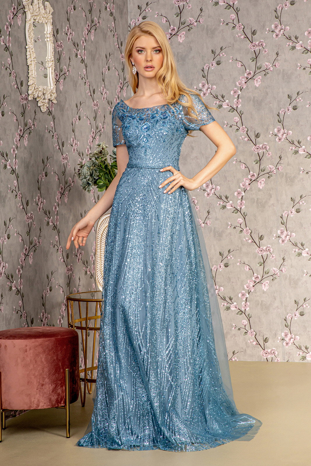 Long Formal Mother of the Bride Dress - Gold / 3XL Long Formal Mother of the Bride Dress - Gold / 3XL