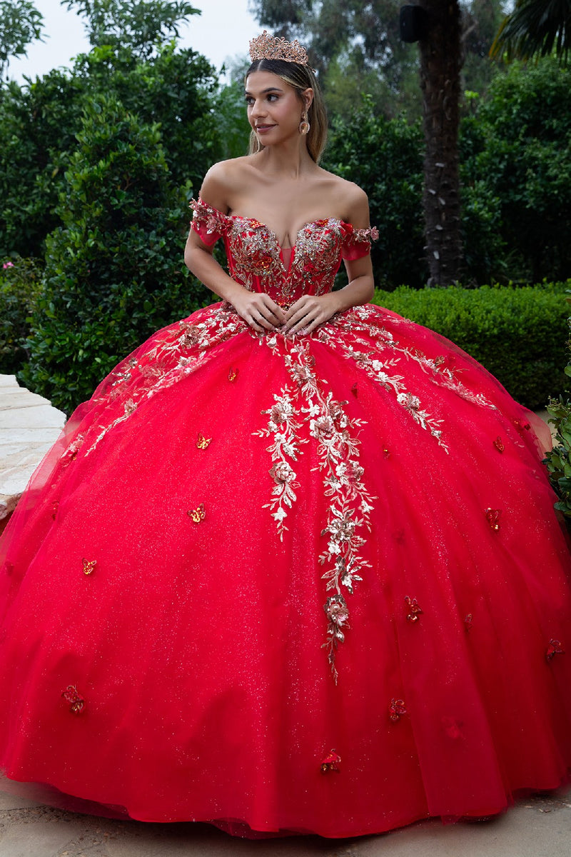 red and gold sweet sixteen dresses Long 16 Glitter Ball Gown Quinceanera Dress 11/10/2022 Shoe Size:35 EU (4 Kid US) Lace Tiered Mini Dress sweet 16 sequin dresses