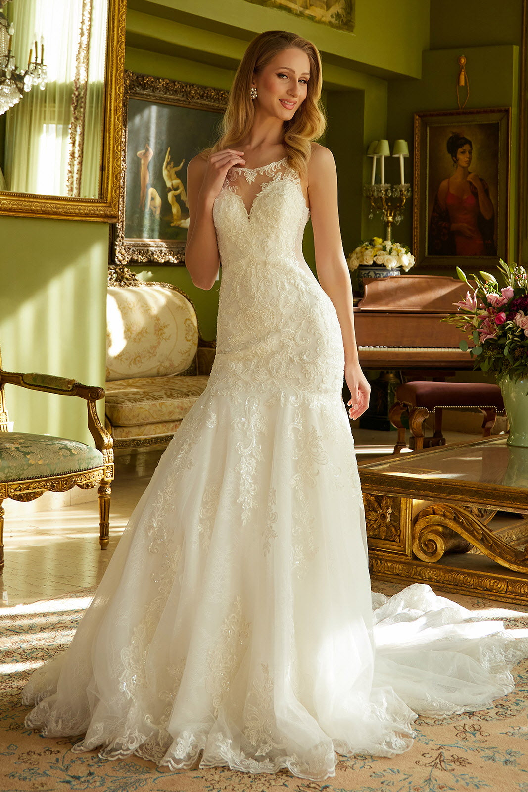Long Bridal Gown Mermaid Wedding Dress