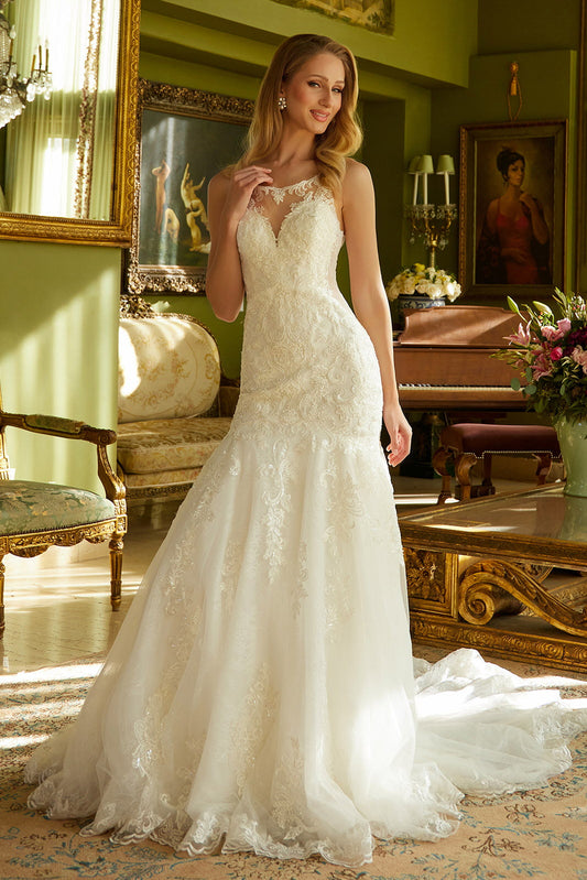 Wedding Dresses Long Bridal Gown Mermaid Wedding Dress Off White