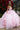 Quinceniera DressesLong Ball Gown Glitter Applique Quinceanera Dress Baby Pink