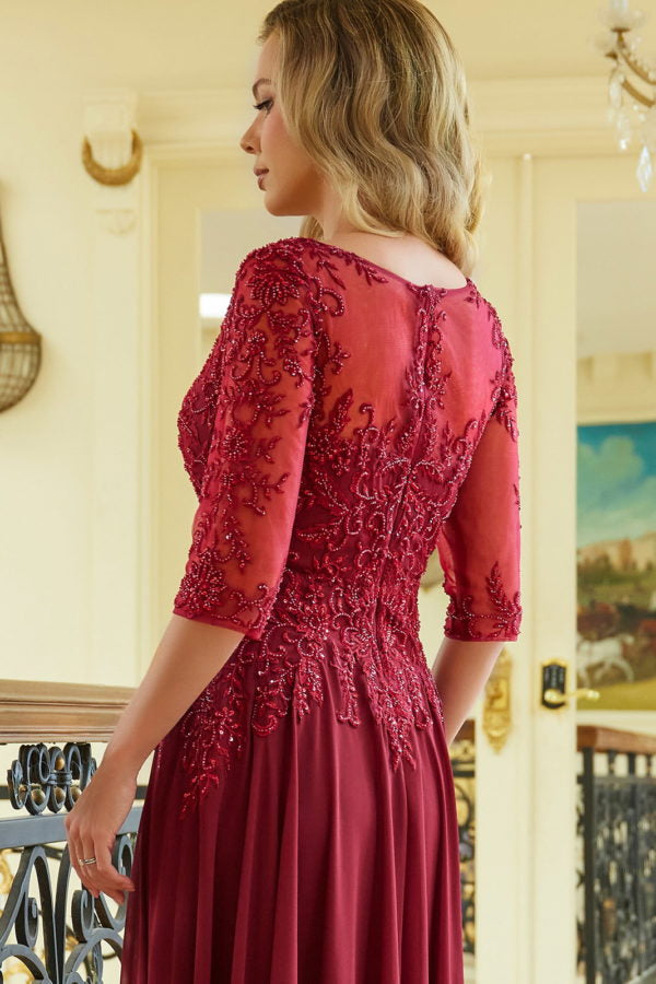 Formal Mother of the Bride Sequin Long Dress – The Dress Outlet