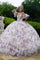 Quinceniera Dresses Long Quinceanera Dress Pleated Corset Sequin Ball Gown Light Pink