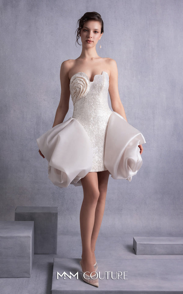 Short Sequin Mini Cocktail Dress MNM Couture GOS2501