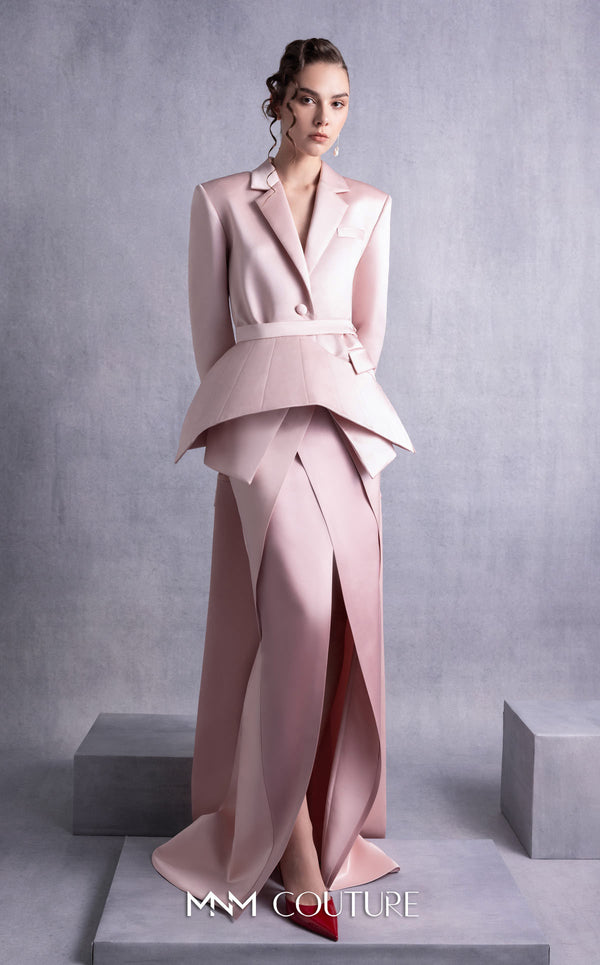 Long Sleeve Formal Mother of the Bride Dress MNM Couture GOS2532