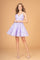 Cocktail Dresses Homecoming Babydoll Short Dress Lilac