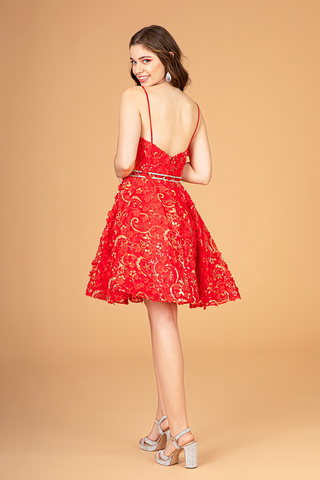 Homecoming Babydoll Short Dress