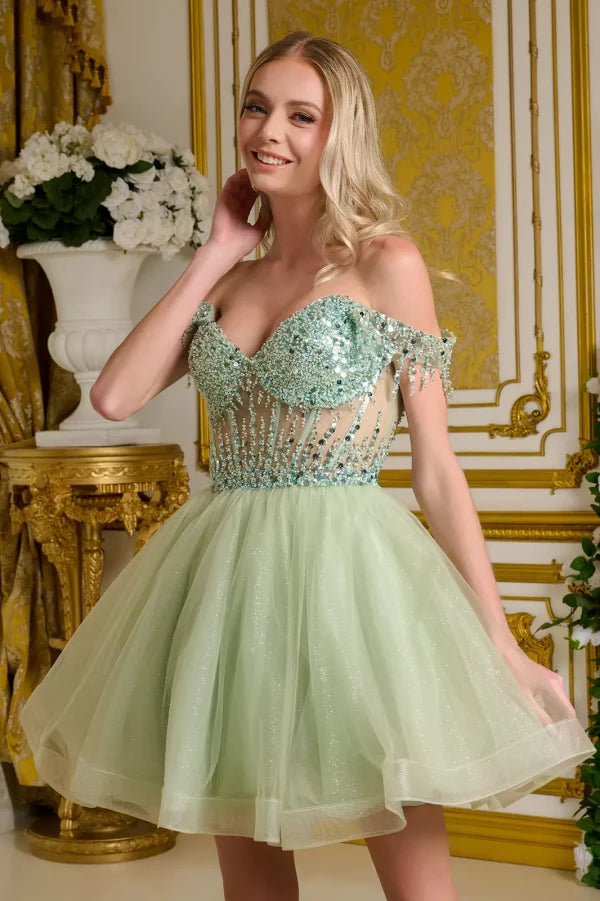 Short Homecoming A Line Glitter Sequin Prom Dress – The Dress Outlet Short Homecoming A Line Glitter Sequin Prom Dress – The Dress Outlet