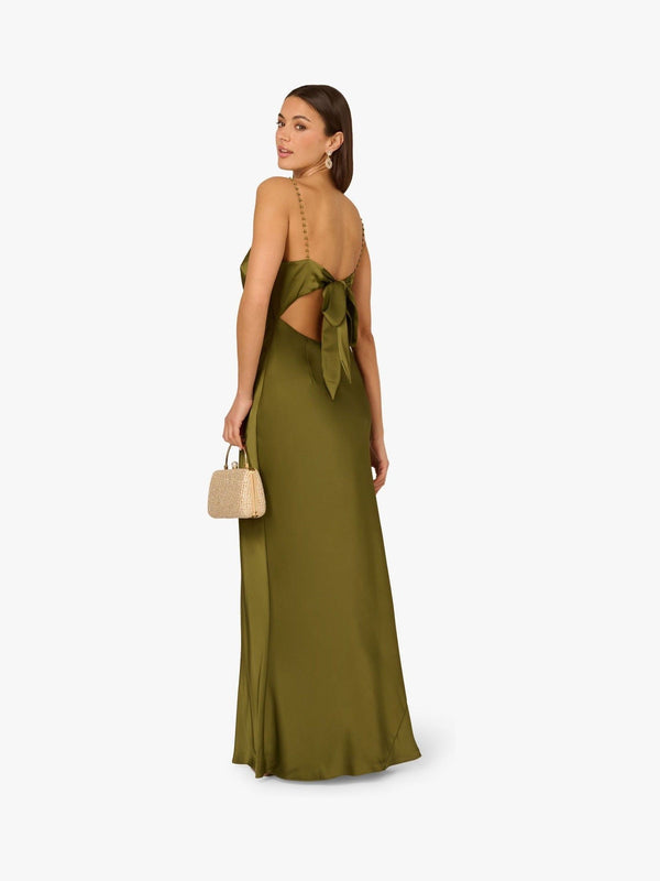 Square Floor-Length Satin Prom Sheath/Column Kay Unger 5648558