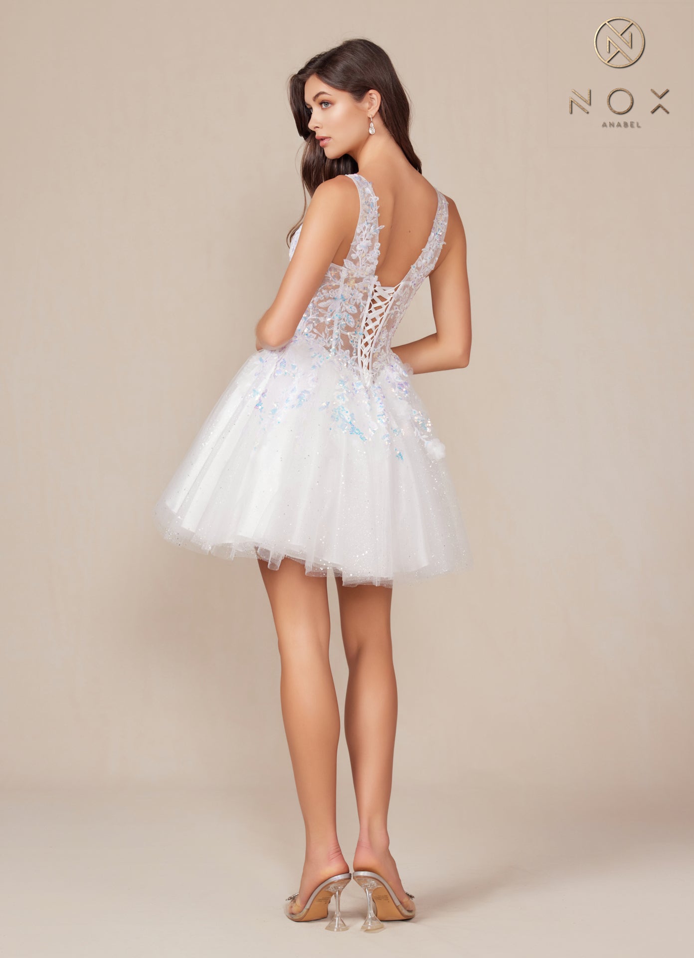 Cocktail Dresses A Line Short Cocktail Dress White