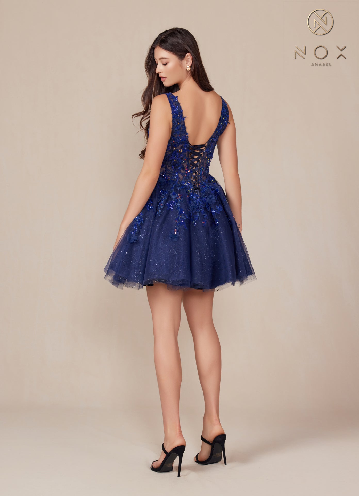 Nox Anabel H846 Short Homecoming A Line Cocktail Dress