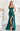 Prom Dresses Pleated Long Formal Applique Corset Prom Dress Emerald