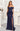 Prom Dresses Glitter Long Corset Fitted Formal Prom Dress Navy