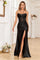 Prom Dresses Long Pleated Formal Lace Applique Prom DressBlack