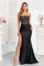 Prom Dresses Beaded Corset Long Formal Fitted Prom Dress Black