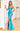 Prom Dresses Long Formal Fitted Metallic Prom Dress Turquoise