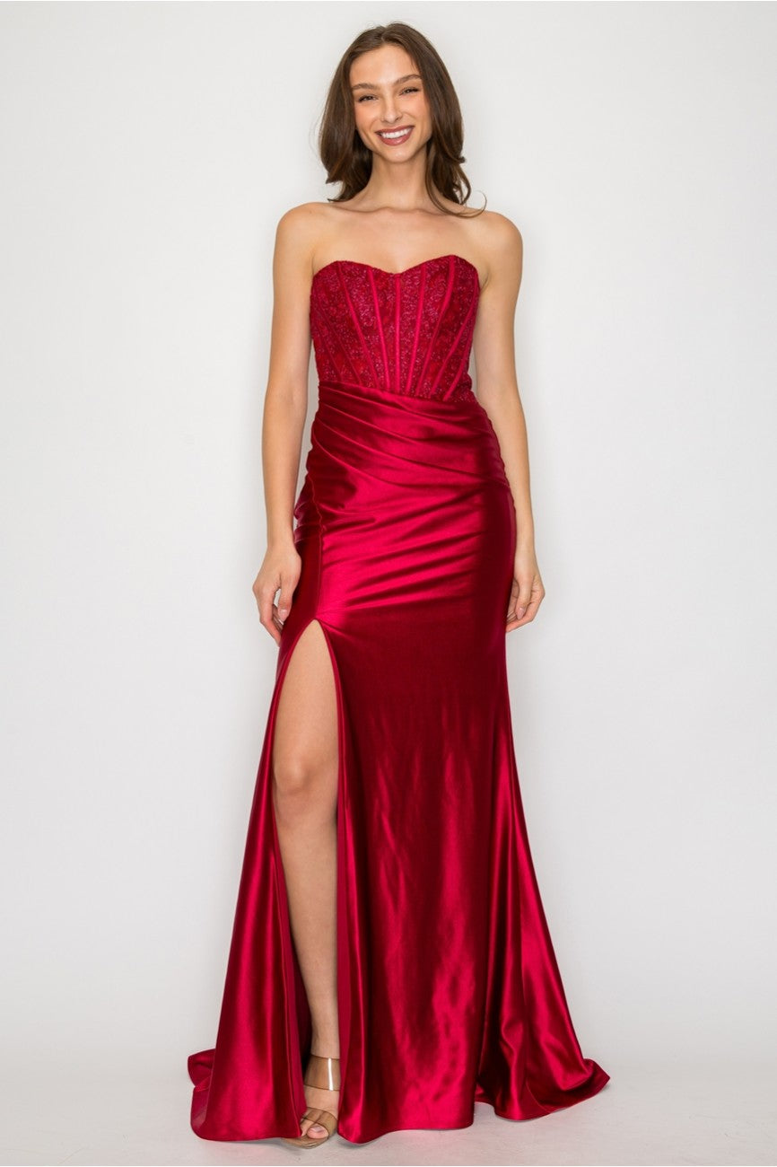 red lace dress size 20 City Chic Women's Sweet Evie Maxi Dress - Red