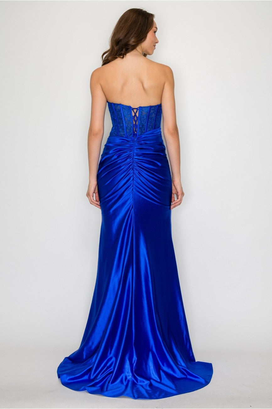 Prom Dresses Prom Long Formal Evening Lace Dress Royal