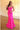 Prom Dresses Fitted Formal Long Slit Prom Dress Hot Pink