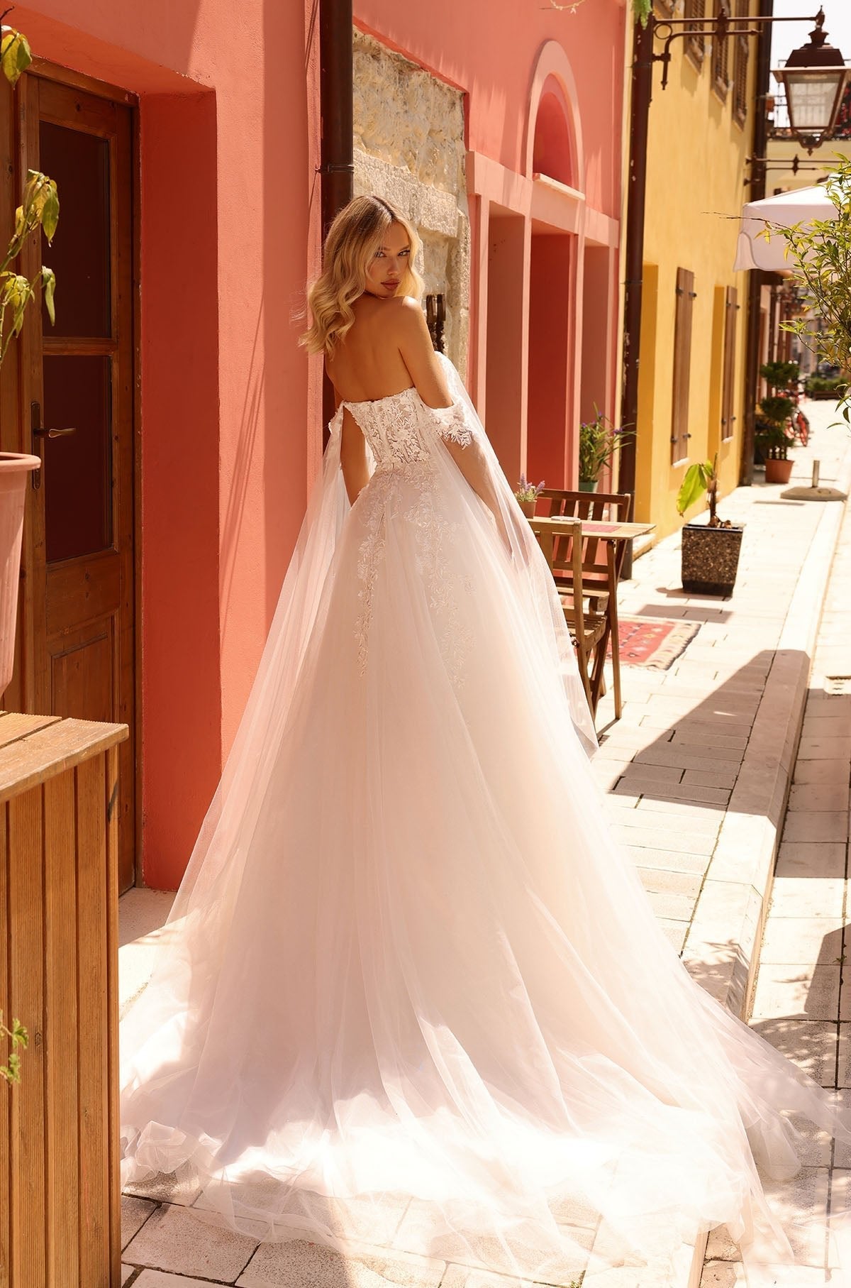 Wedding Dresses Long Formal Lace Ball Gown Bridal Wedding Dress Amarra 85703 Ivory