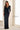 Formal Dresses Fitted Long Formal Peplum Evening Dress Navy Blue