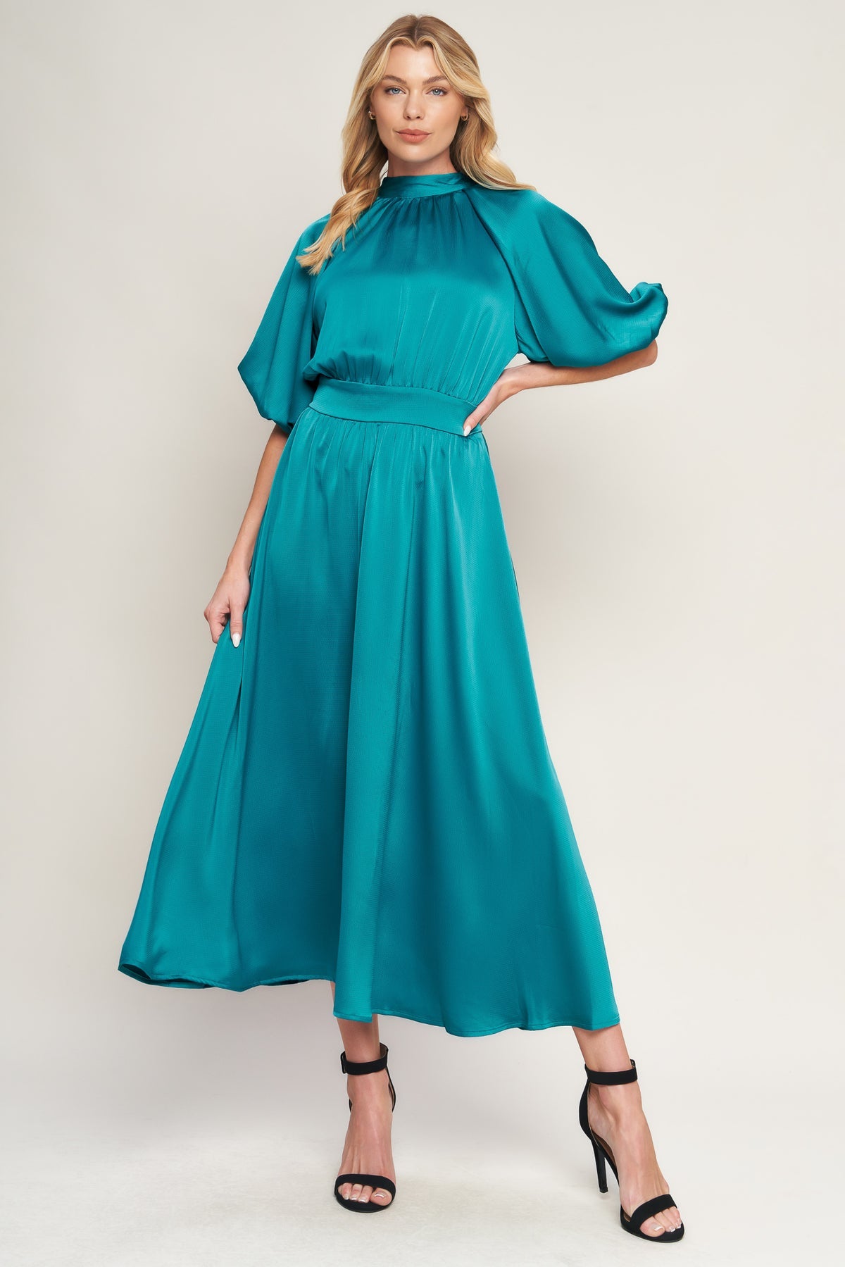 Cocktail Dresses Short Tea Length Cocktail Dress Flying Tomato ID20283 Turquoise