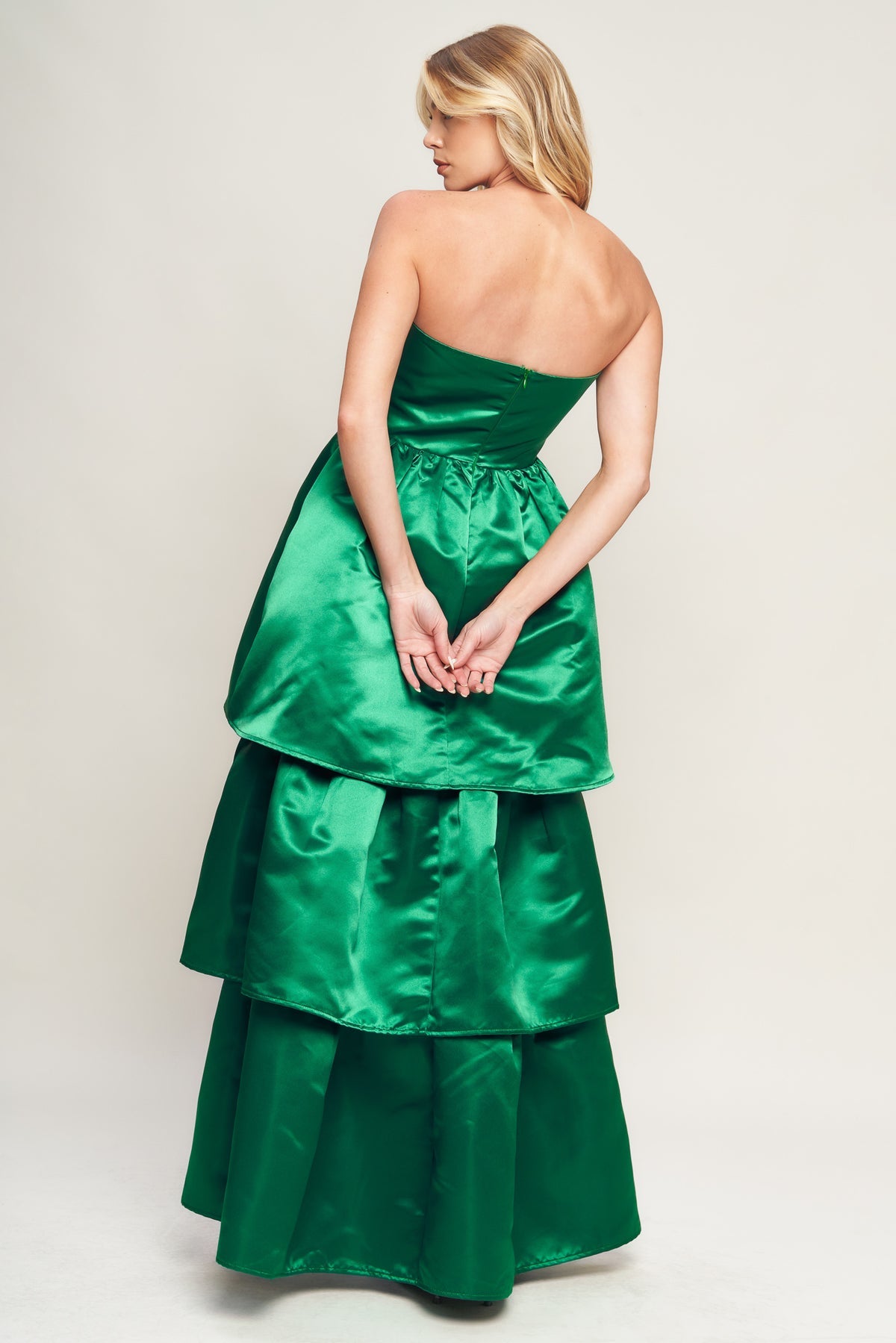 Prom Dresses High Low Evening Formal Prom Dress Flying Tomato ID20439 Green