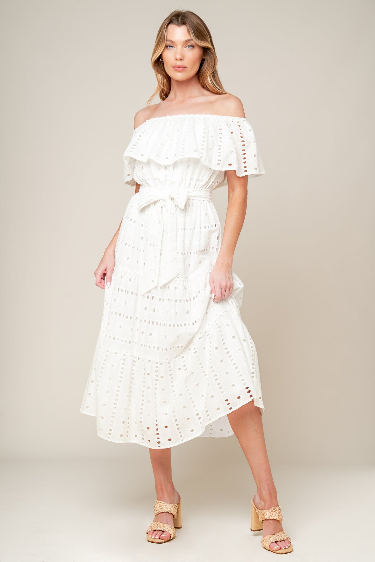 Cocktail Dresses Midi Evening Cocktail Formal Dress Flying Tomato ID20725 White