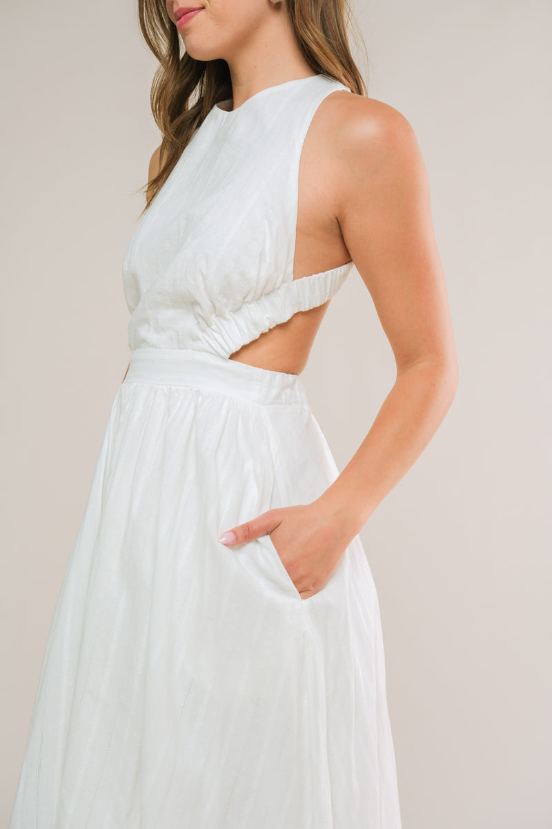 Cocktail Dresses Formal Cocktail Midi Evening Dress Flying Tomato ID21167 White