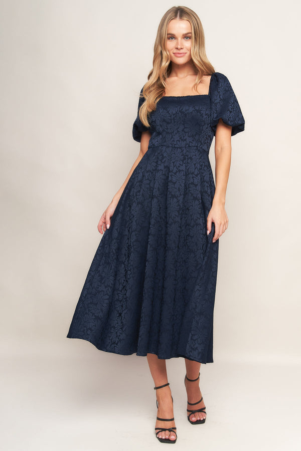 Tea Length A Line Cocktail Floral Dress Flying Tomato ID21604