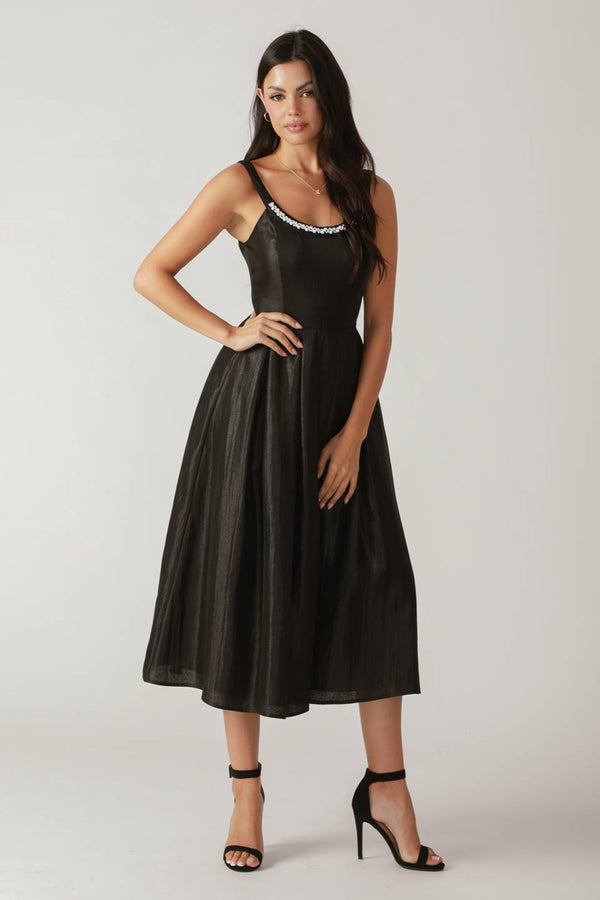 Evening Cocktail A Line Midi Dress Flying Tomato ID21761