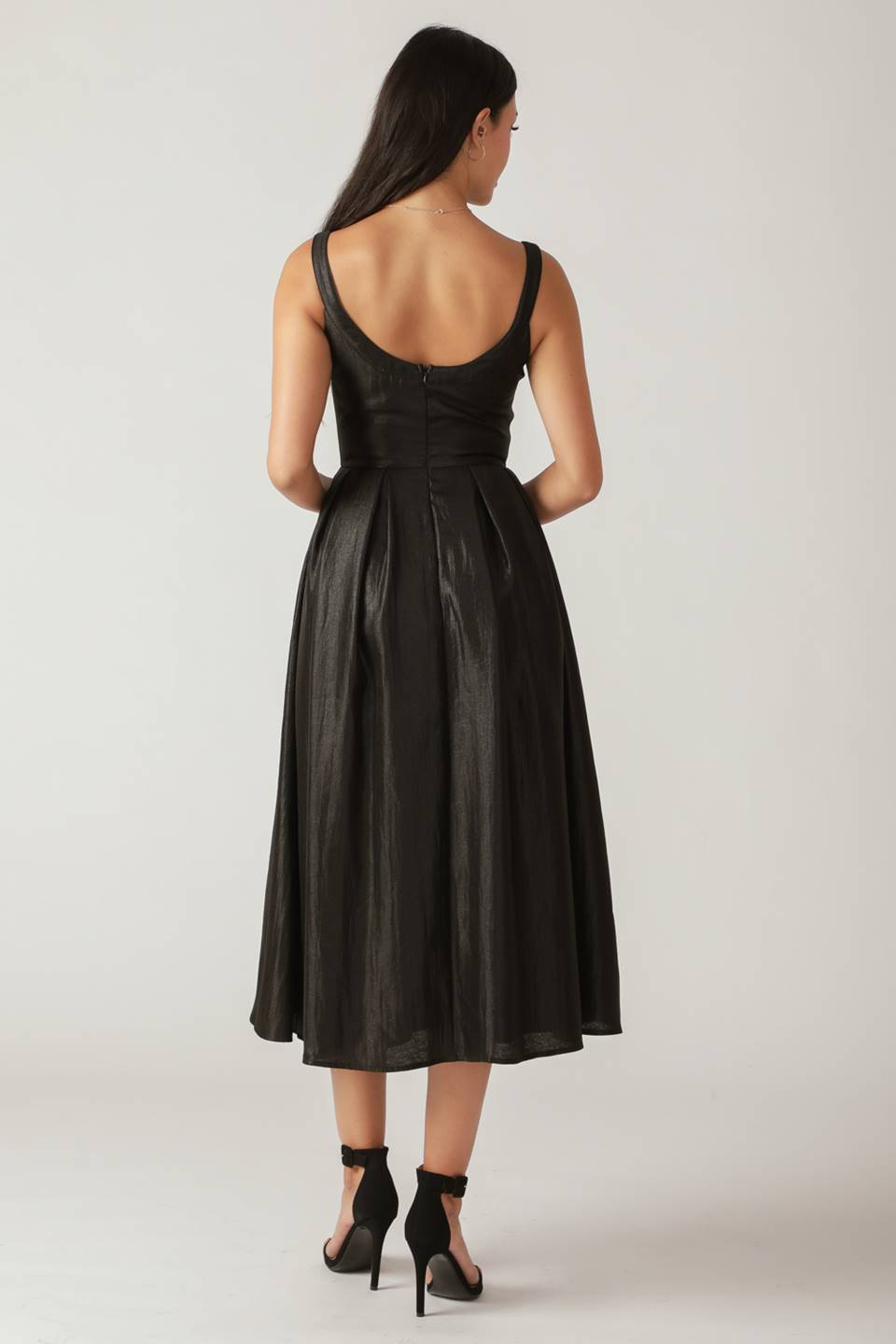 Cocktail Dresses Evening Cocktail A Line Midi Dress Flying Tomato ID21761 Black