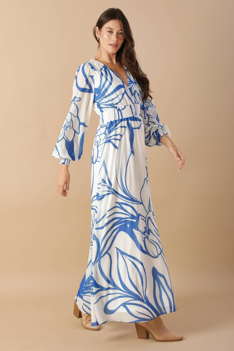 V-Neck Floor-Length Chiffon Wedding Guest A-Line Dress Flying Tomato ID21804