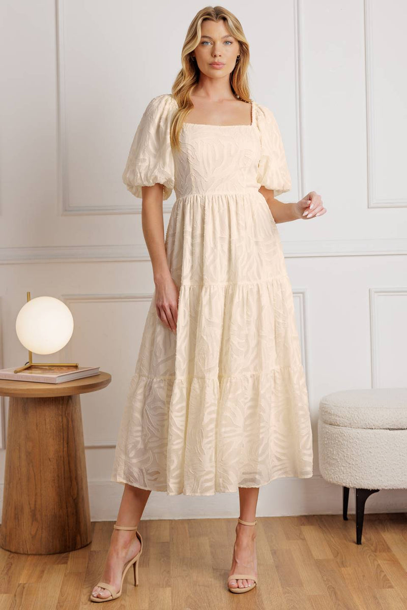 Cocktail Dresses Midi Cocktail Short Dress Flying Tomato ID21960 Cream