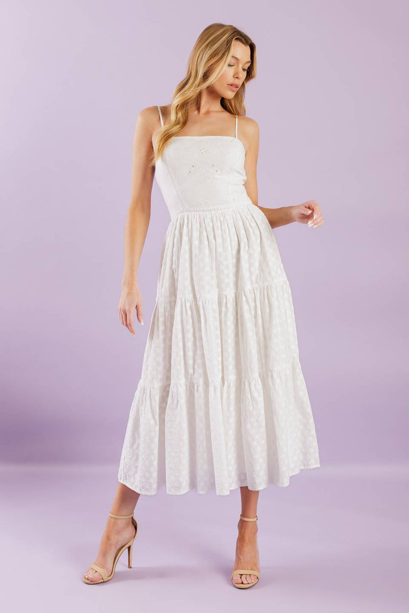Cocktail Dresses A Line Cocktail Midi Dress Flying Tomato ID21997 Ivory