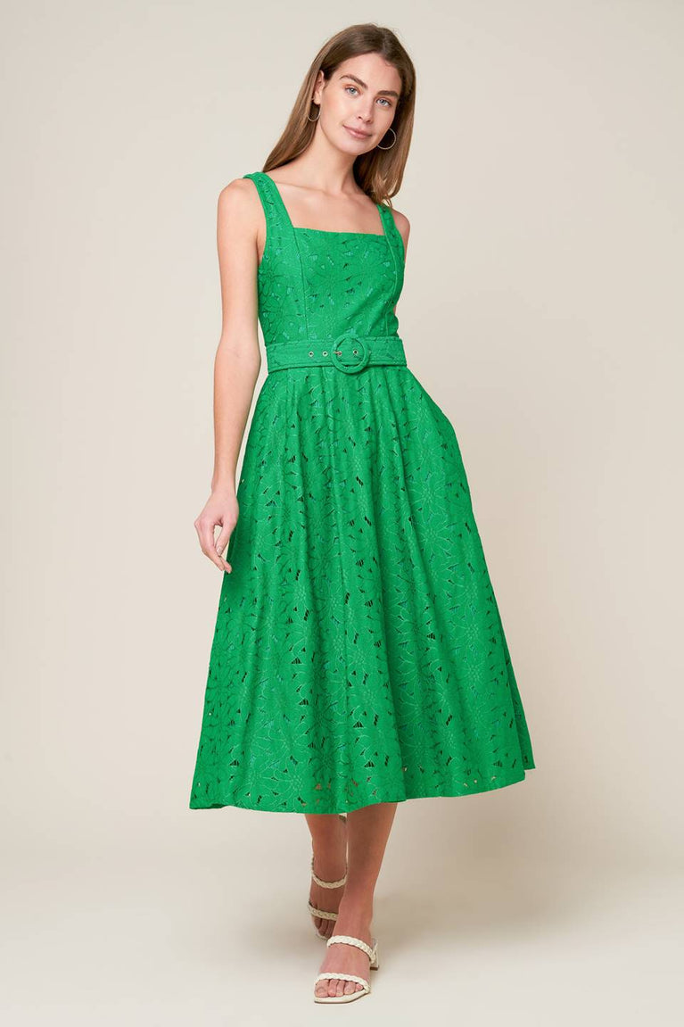Cocktail Dresses A Line Short Cocktail Midi Lace Dress Flying Tomato ID22104 Green