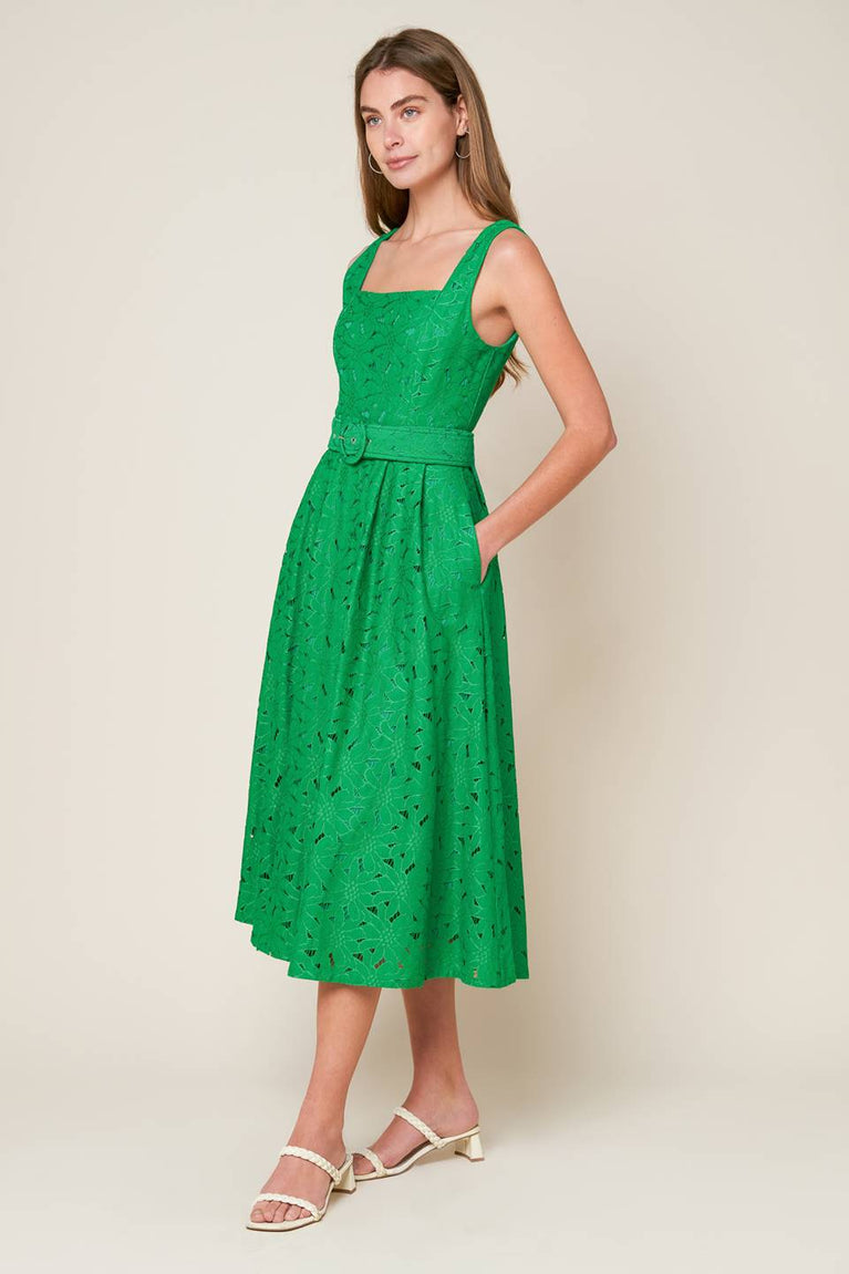 Cocktail Dresses A Line Short Cocktail Midi Lace Dress Flying Tomato ID22104 Green