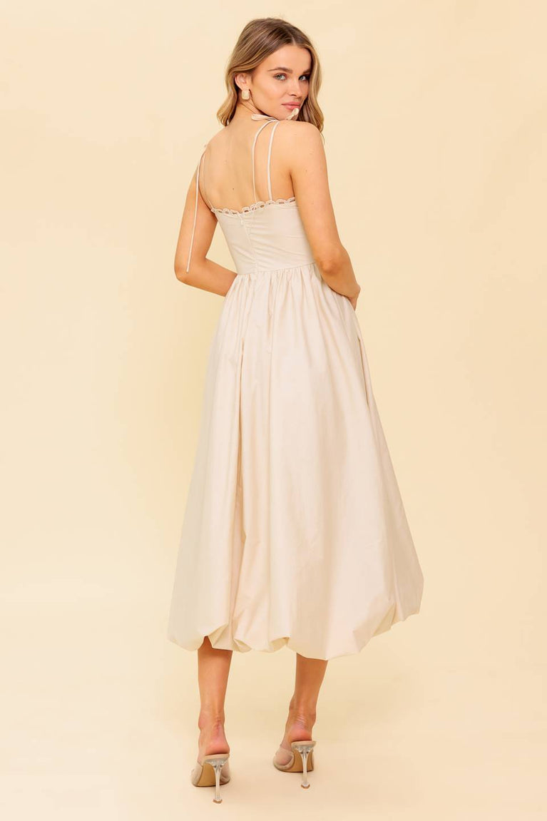 Cocktail Dresses Short A Line Midi Lace Cocktail Dress Flying Tomato ID22429 Cream
