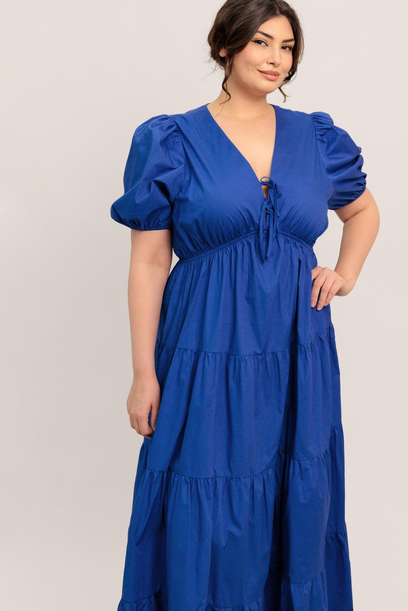 V-Neck High-Low Crepe Wedding Guest A-Line Dress Flying Tomato ID22573