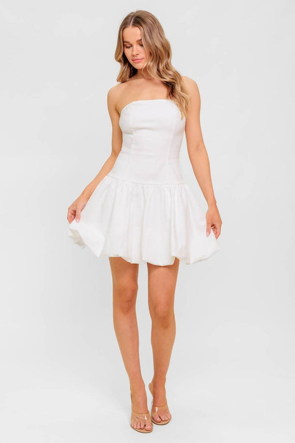 A Line Short Mini Bridal Wedding Dress Flying Tomato ID22583