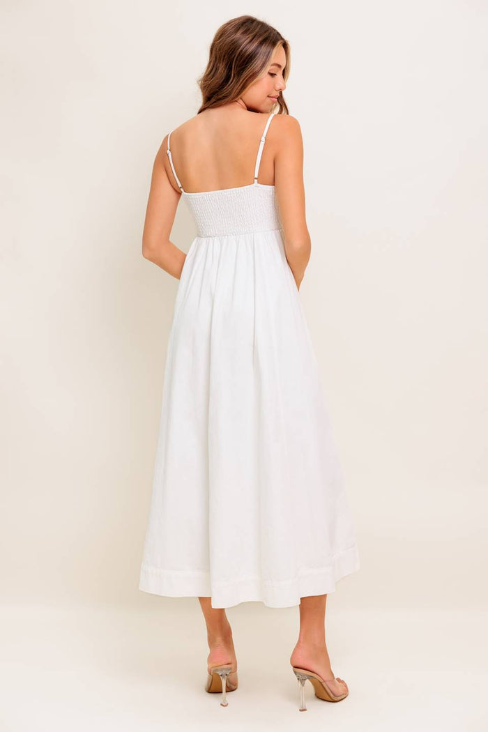 Cocktail Dresses Cocktail Midi A Line Short Dress Flying Tomato ID22724 White