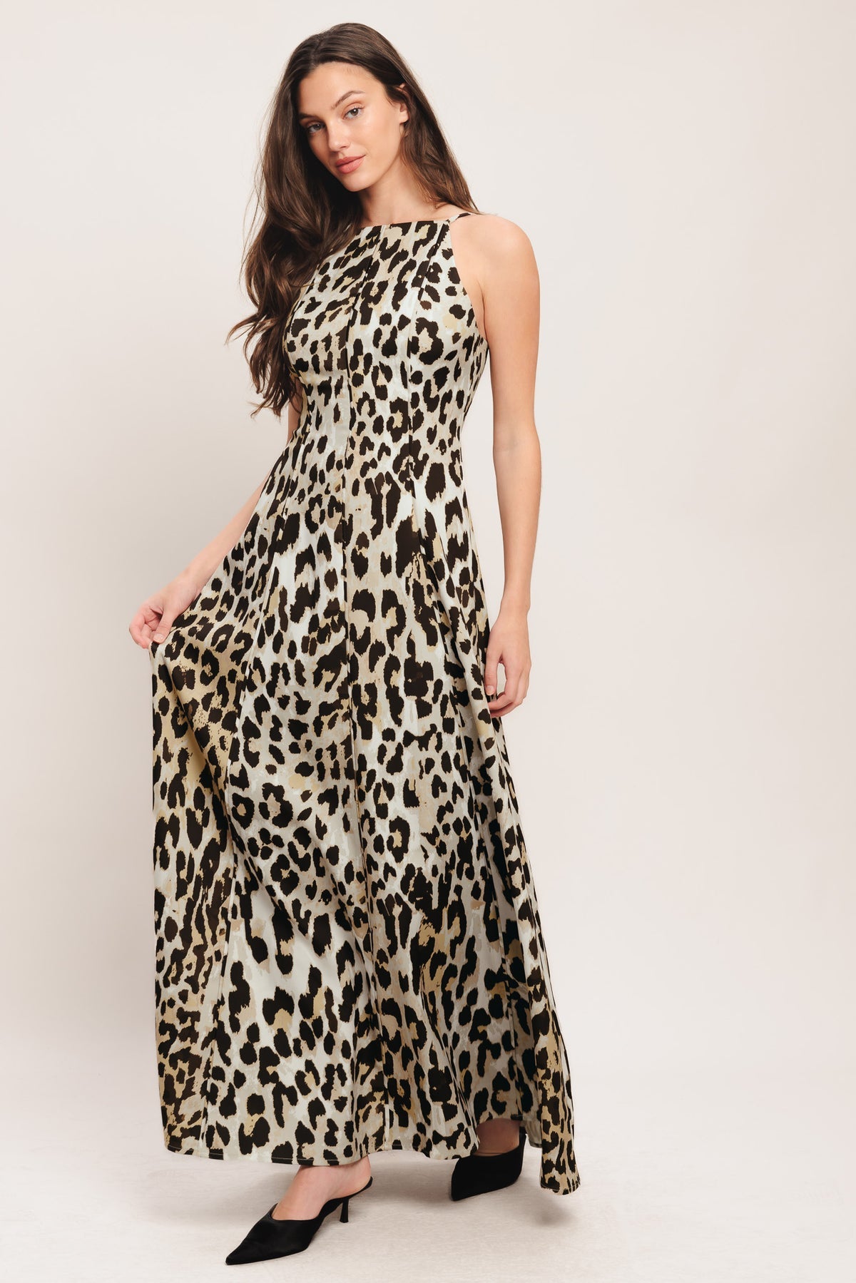 Formal Dresses Long Formal Print A Line Evening Prom Dress Flying Tomato ID22739 Ivory