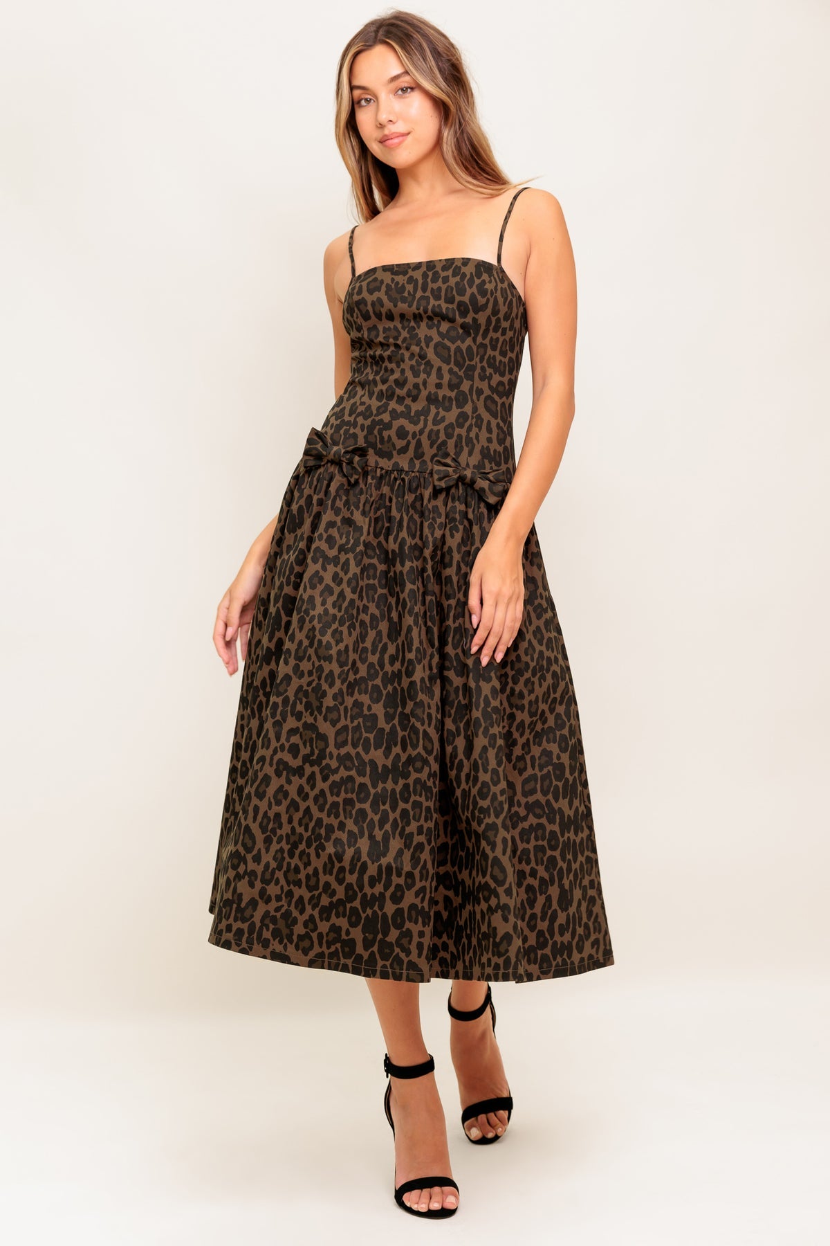 Cocktail Dresses Tea Length Cocktail Print Short Dress Flying Tomato ID22843 Leopard