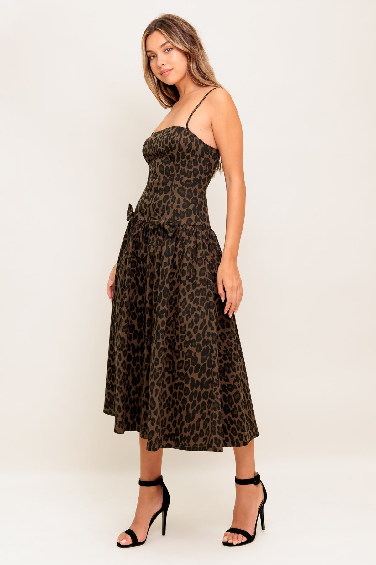 Cocktail Dresses Tea Length Cocktail Print Short Dress Flying Tomato ID22843 Leopard