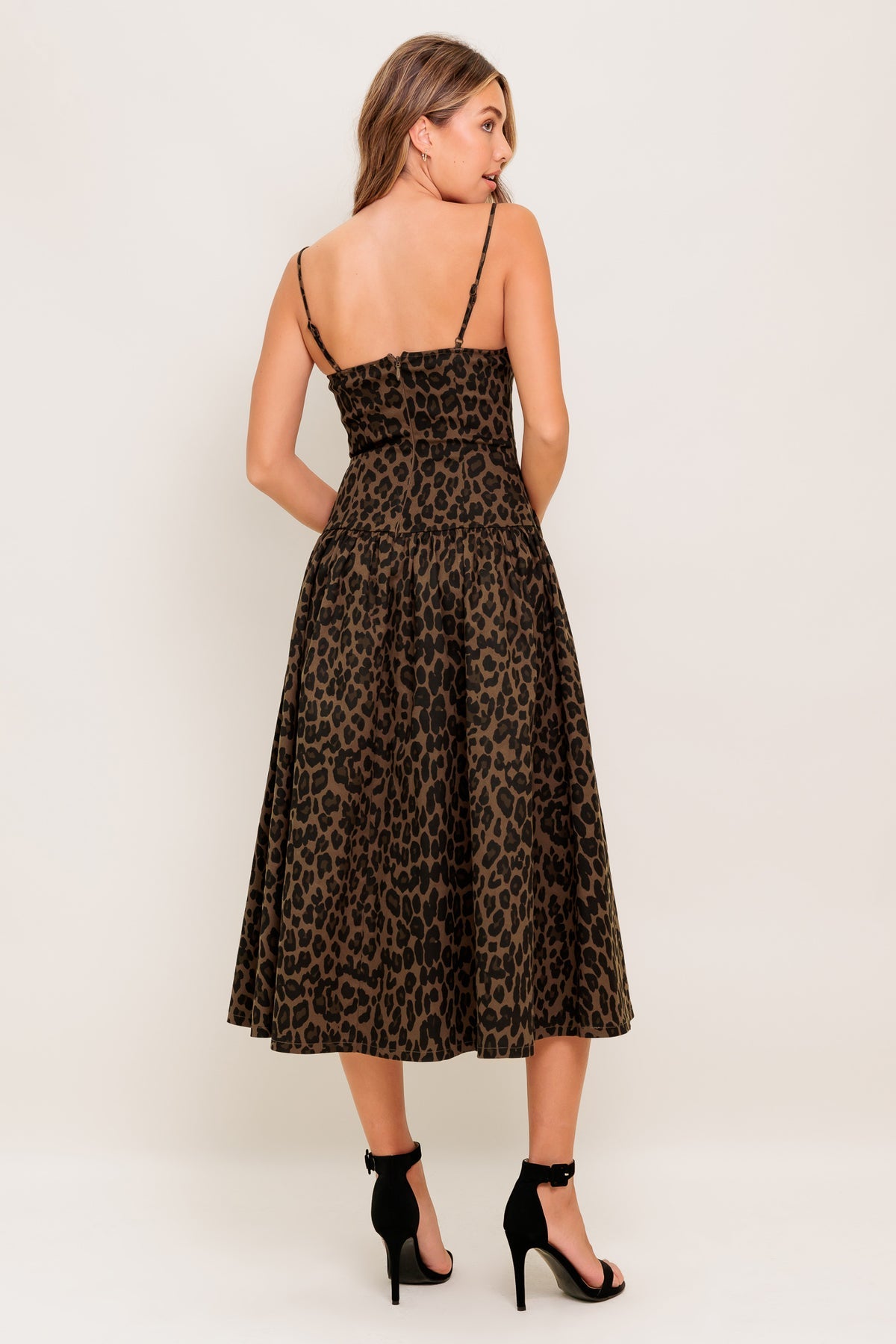 Cocktail Dresses Tea Length Cocktail Print Short Dress Flying Tomato ID22843 Leopard