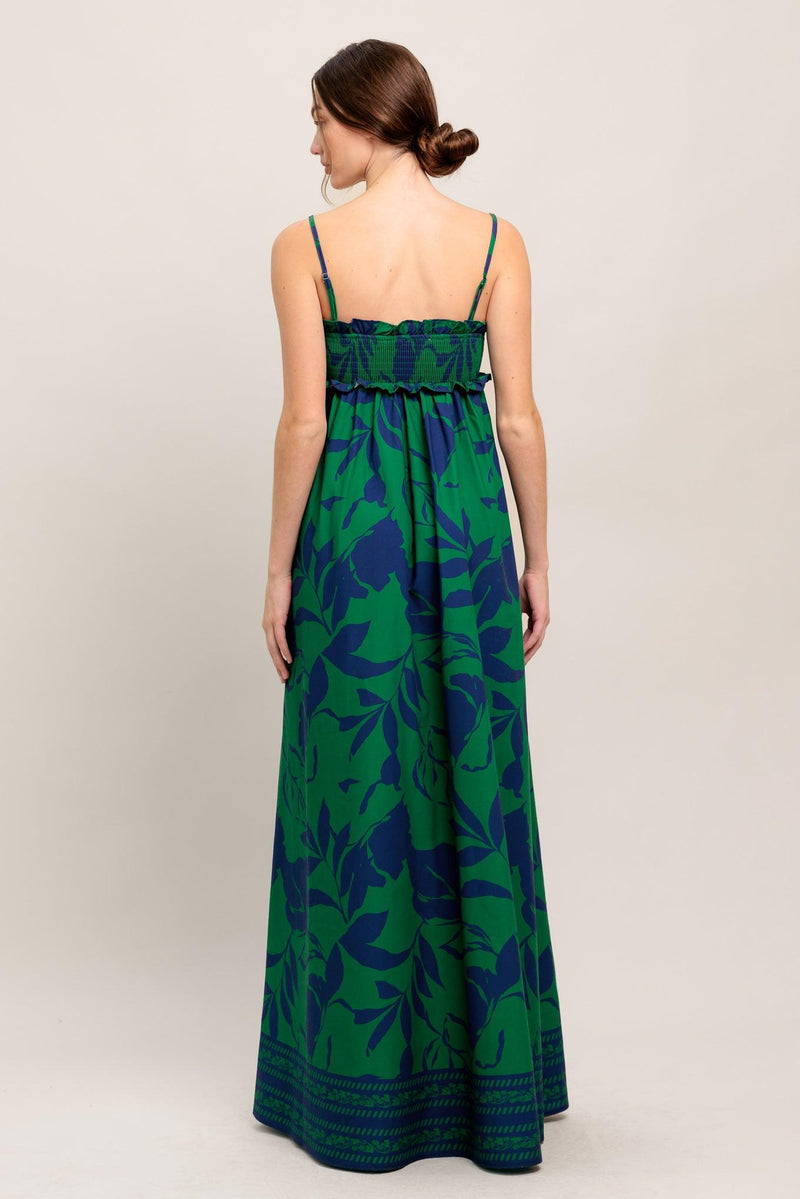 Square Neck Floor-Length Crepe Formal Empire Waist Dress Flying Tomato ID22848