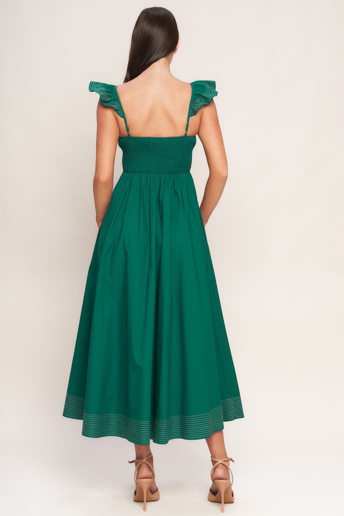 Cocktail Dresses Short Midi A Line Cocktail Dress Flying Tomato ID22872 Green