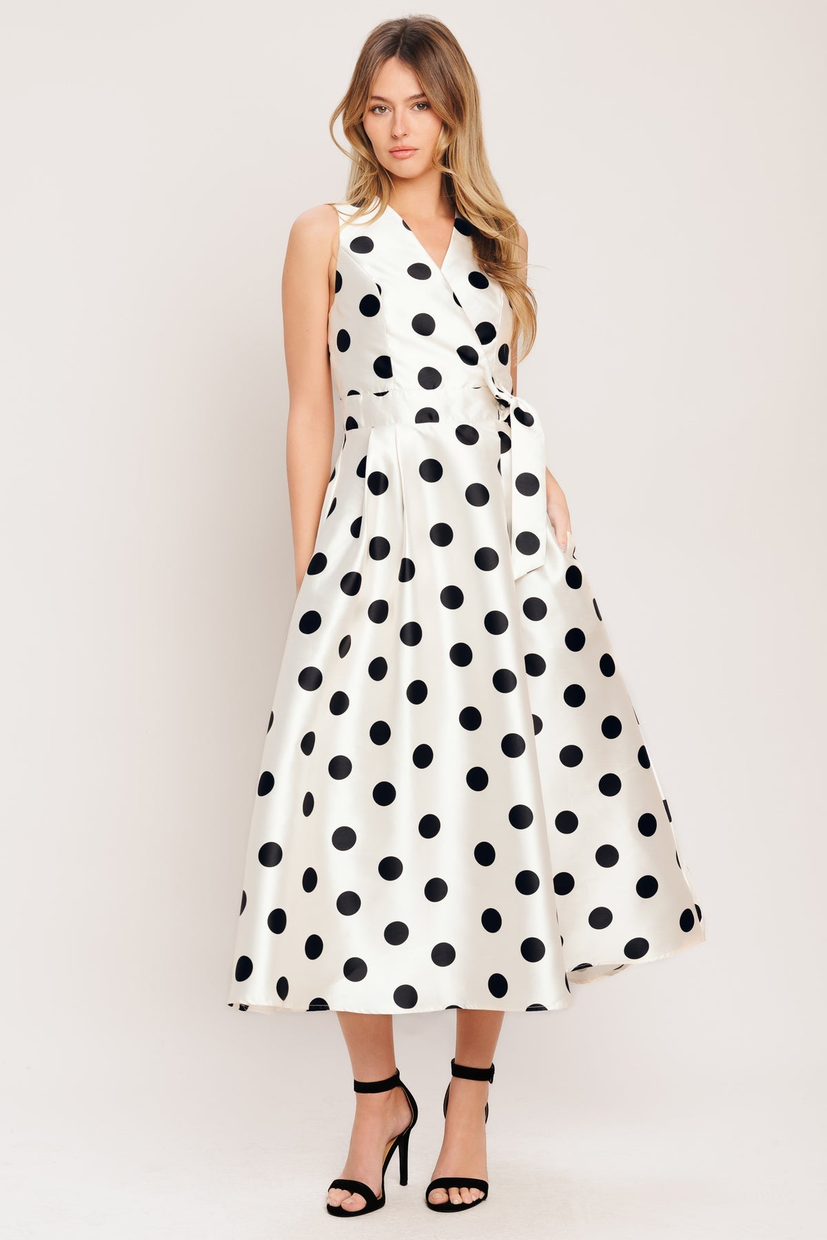 Cocktail Dresses Print Tea Length Short Cocktail Dress Flying Tomato ID23166 Ivory